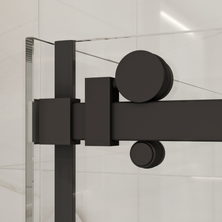 Комплект фурнитуры СП-ПЧ3 для раздвижной душевой кабины из стекла