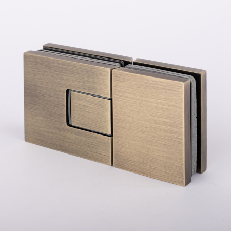 Петля стекло-стекло с  крышками, бронза, латунь H5403-BRZ/brass Петля стекло-стекло с  крышками, бронза, латунь H5403-BRZ/brass