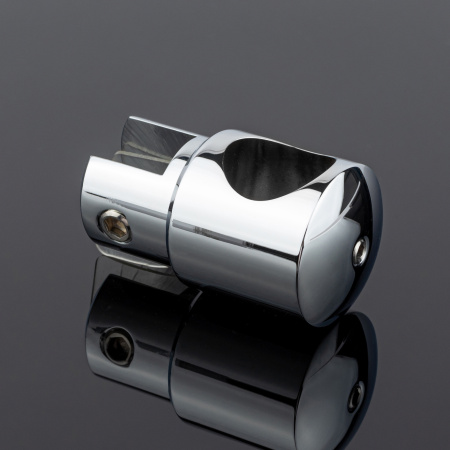 D02-508CR/brass Держатель стекла ф19, хром, латунь