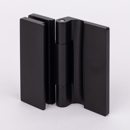 Петля стена-стекло с крышкой 90°,черный матовый, латунь H79L-BLK/brass Петля стена-стекло с крышкой 90°,черный матовый, латунь H79L-BLK/brass