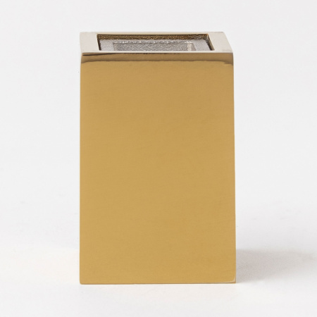 Крепление штанги 15х15 к стене золото глянцевое S10-1501GD