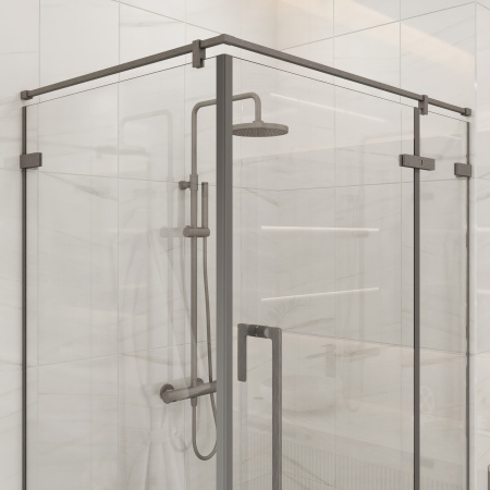 Комплект фурнитуры СП-ГГ1 для душевой кабины из стекла