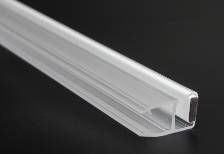 PVH04-900KW8 Магнитный уплотнительный профиль, прямой угол для стекла 8мм, 2500мм, premium