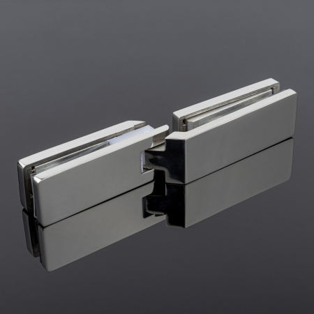 P03-104CR/sus304 Петля стекло-стекло 135˚, хром, sus304