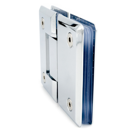 CL-404Z-PC Петля крепление стекло-стекло 180°, Хром глянцевый