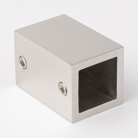 Крепление штанги 15х15 к стене Хром глянцевый S10-1501PC