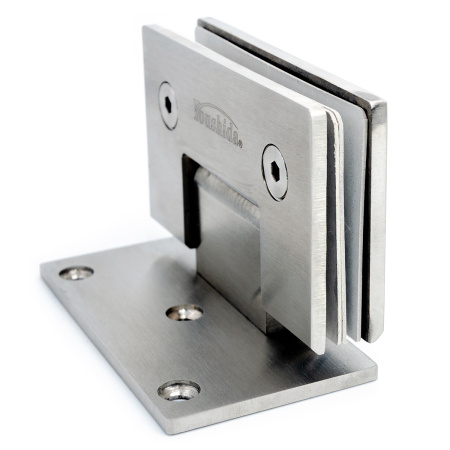 CL-103S-MC Петля крепление стекло-стена 90°, Хром Матовый