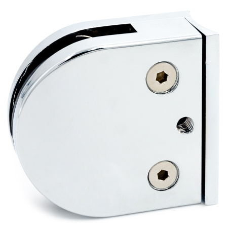 CW-408Z-PC Коннектор с округлым основанием из цинкового сплава, Хром глянцевый