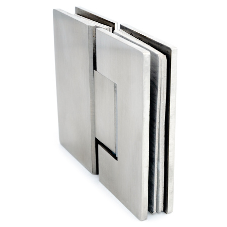 CL-104S-MC Петля крепление стекло-стекло 180°, Хром Матовый