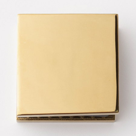 Коннектор стена-стекло 90˚, квадратный золото глянцевое K10-9001GD