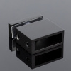 S02-505BLK/sus304 Соединитель труба-стекло 30х10, черный матовый, sus304