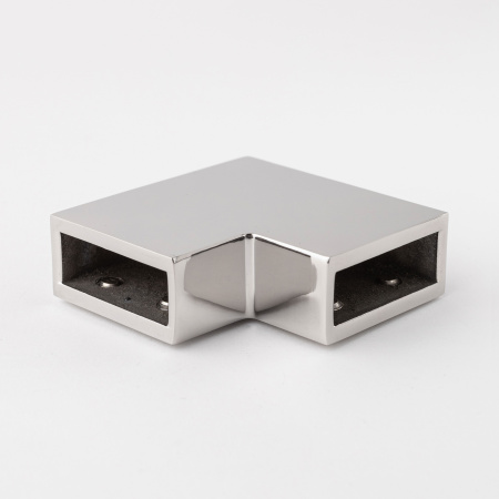 S02-504CR/sus304 Соединитель трубы 30х10 угловой 90°, хром, sus304