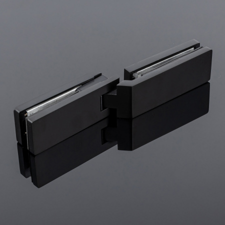 P03-104BLK/sus304 Петля стекло-стекло 135˚, черный матовый, sus304