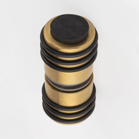 Кноб с резиновым торцом Брашированное золото R10-K03GDB Кноб с резиновым торцом Брашированное золото R10-K03GDB