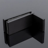 K02-204BLK/sus304 Коннектор стена-стекло 90˚ с пластиной, черный матовый, sus304