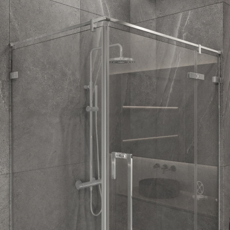 Комплект фурнитуры СП-ГХ1 для душевой кабины из стекла