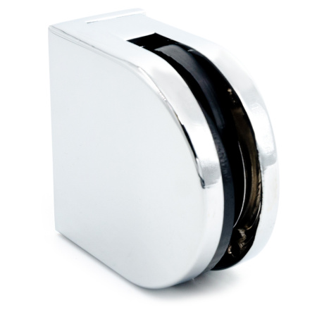 CW-409Z-PC Коннектор с плоским основанием из цинкового сплава, Хром глянцевый