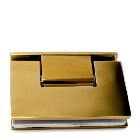 CL-103S-PG Петля крепление стекло-стена 90°, Золото