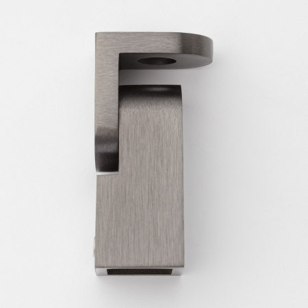 Регулируемый держатель штанги 15х15 к стене матовый темно-серый S10-15R03GF