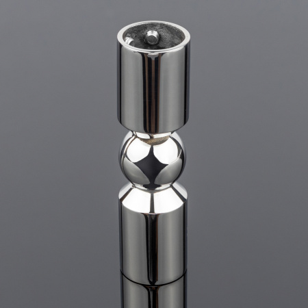 S02-511CR/sus304 Соединитель трубы ф19 90°-180°, хром, sus304