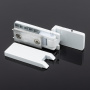 P03-106WM/sus304 Петля стена-стекло, открывание 90˚, белый матовый, sus304