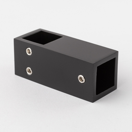T-образное крепление штанги 15х15 матовый черный S10-1503BL