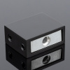 S02-500BLK/sus304 Соединитель труба стена 30*10, черный матовый, sus304