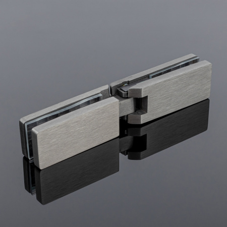 P03-105GRF/sus304 Петля стекло-стекло 180°, графит матовый, sus304 P03-105GRF/sus304 Петля стекло-стекло 180°, графит матовый, sus304