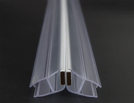 PVH04-904KW8 Магнитный уплотнительный профиль,  135° скошенный угол для стекла 8 мм , 2500мм, premium PVH04-904KW8 Магнитный уплотнительный профиль,  135° скошенный угол для стекла 8 мм , 2500мм, premium