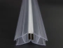 PVH04-904KW8 Магнитный уплотнительный профиль,  135° скошенный угол для стекла 8 мм , 2500мм, premium