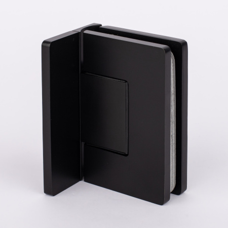 Петля стена-стекло с крышкой 90°,черный матовый, латунь H5-BLK/brass Петля стена-стекло с крышкой 90°,черный матовый, латунь H5-BLK/brass