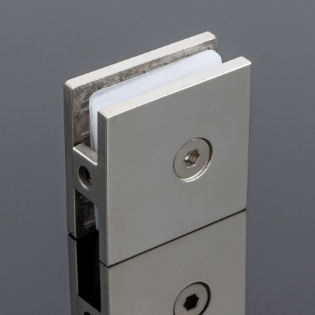 K02-202CR/sus304 Коннектор стена-стекло 90˚, хром, sus304