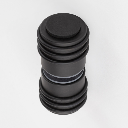 Кноб с резиновым торцом матовый черный R10-K03BL Кноб с резиновым торцом матовый черный R10-K03BL