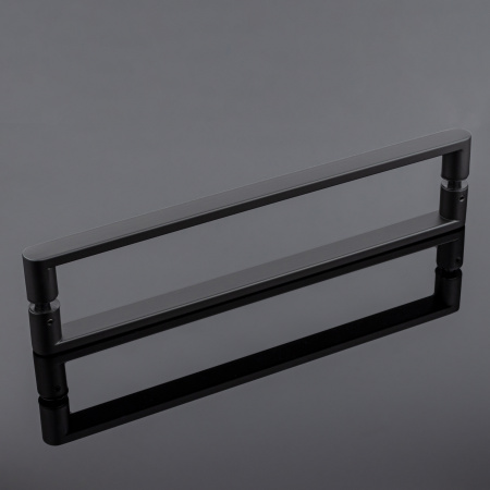 RP02-301BLK/sus304 Ручка полотенцесушитель-скоба, нержавеющая сталь sus304, черный матовый