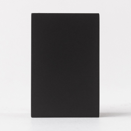 Крепление штанги 15х15 к стене матовый черный S10-1501BL