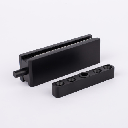 Петля профиль-стекло, черный матовый, латунь T26-BLK/brass Петля профиль-стекло, черный матовый, латунь T26-BLK/brass