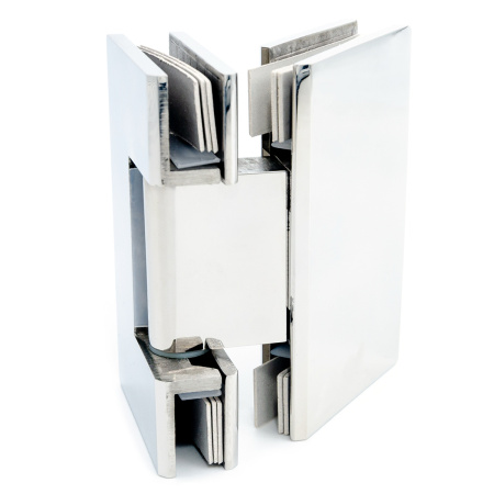 CL-105S-PC Петля крепление стекло-стекло 135°, Хром глянцевый