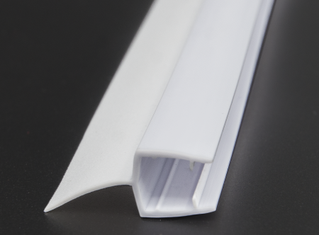 PVH04-908WM8 Уплотнительный профиль ПВХ для стекла 8 мм, 2200 мм, premium PVH04-908WM8 Уплотнительный профиль ПВХ для стекла 8 мм, 2200 мм, premium
