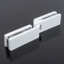 P03-104WM/sus304 Петля стекло-стекло 135˚, белый матовый, sus304