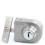 LC-18A-SSS Замок с ответной планкой в стену, Хром Матовый