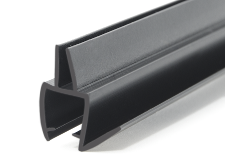 PVH04-913BKL8 Уплотнительный профиль для стекла 8мм, 2500 мм, premium