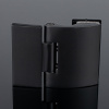 P03-103BLK/brass Петля стена-стекло 90°, черный матовый, латунь