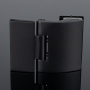 P03-103BLK/brass Петля стена-стекло 90°, черный матовый, латунь