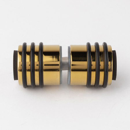 Кноб с резиновым торцом золото глянцевое R10-K03GD