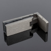 P03-106GRF/sus304 Петля стена-стекло, открывание 90˚, графит матовый, sus304