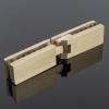 P03-105BGM/sus304 Петля стекло-стекло 180°, брашированное золото, sus304