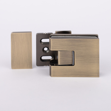 Петля стена-стекло с  крышкой 90°, бронза, латунь H54-BRZ/brass Петля стена-стекло с  крышкой 90°, бронза, латунь H54-BRZ/brass