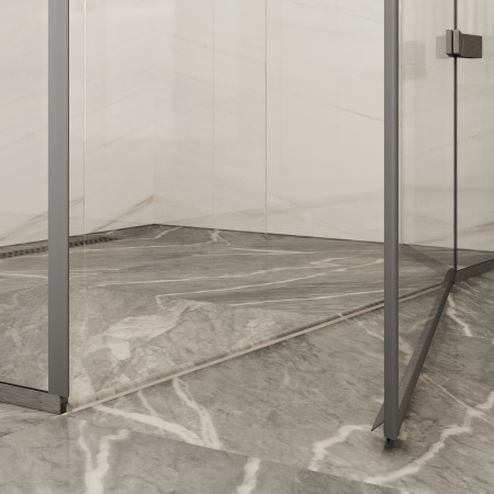 Комплект фурнитуры СП-ГГ1 для душевой кабины из стекла