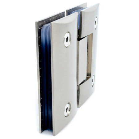 CL-504Z-MC Петля крепление стекло-стекло 180°, Хром Матовый