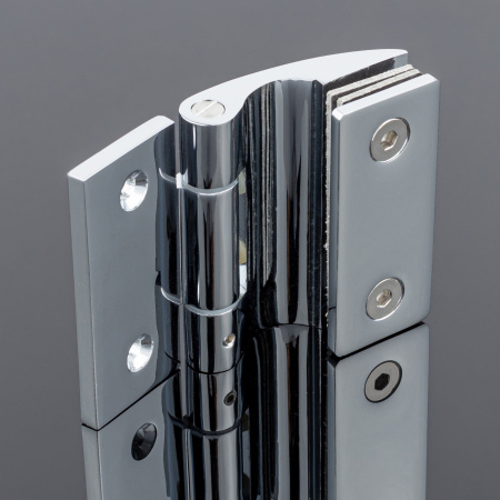 P03-103CR/brass Петля стена-стекло 90°, хром, латунь P03-103CR/brass Петля стена-стекло 90°, хром, латунь